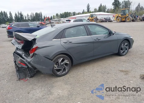 2024 Hyundai Elantra Limited from USA, damaged, VIN KMHLN4DJ1RU116639